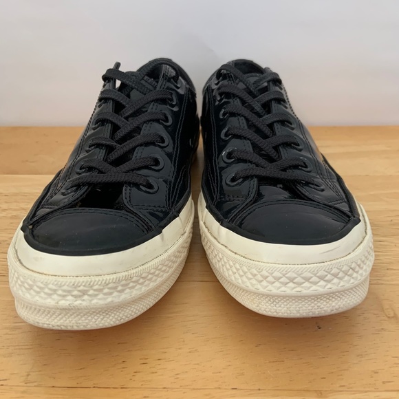 Converse Chuck 70 Ox 'Black Patent' Sneakers Size 5.5 - Picture 2 of 10